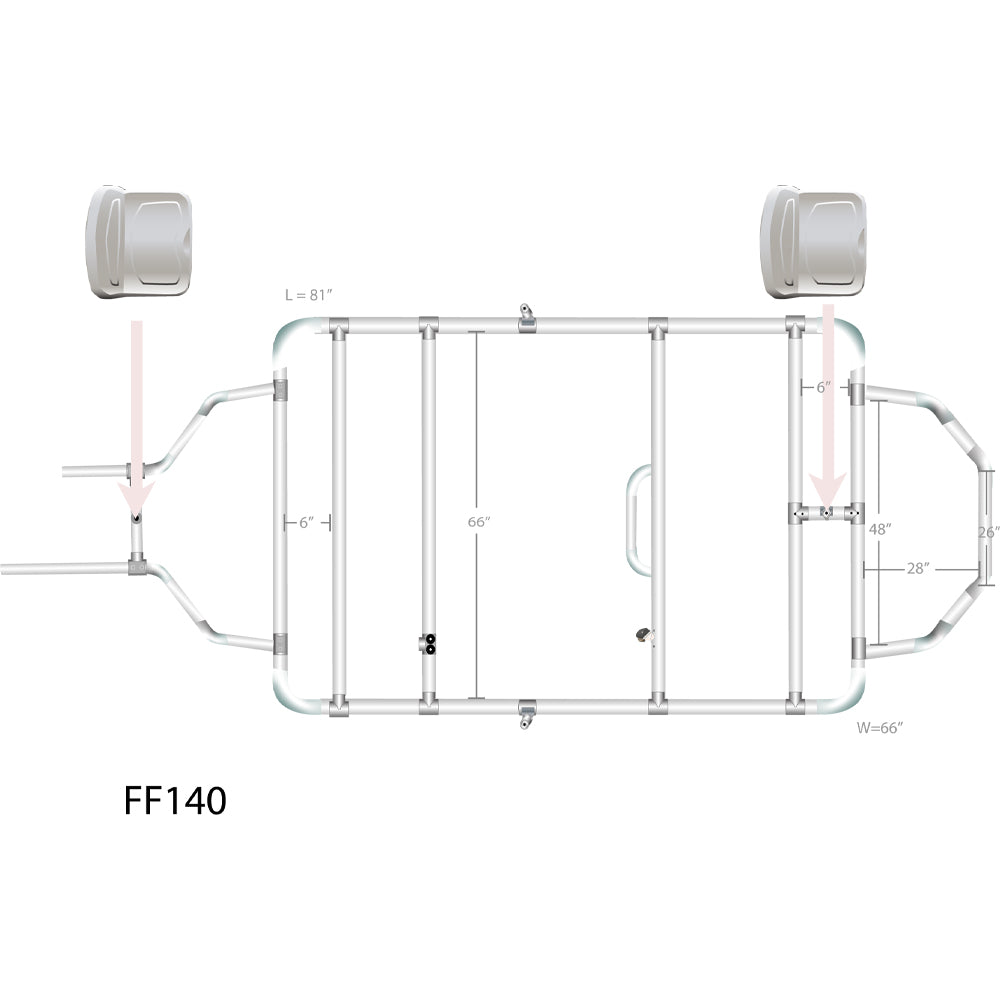 14' RMR Angler Fishing Frame