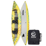 Buoy Watersports Flatwater Recreational Tandem Inflatable Kayak
