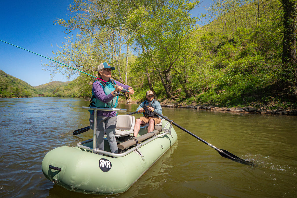 RMR Angler RLC-120 Roll-Cast 12' Raft and Fishing Frame Package – Rocky ...