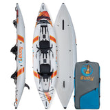 Buoy Watersports Flatwater Touring Tandem Inflatable Kayak