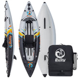Buoy Watersports Flatwater Recreational Single Inflatable Kayak