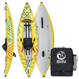 Buoy Watersports Flatwater Recreational Single Inflatable Kayak