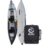 Buoy Watersports Flatwater Recreational Tandem Inflatable Kayak