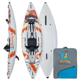 Buoy Watersports Flatwater Touring Single Inflatable Kayak