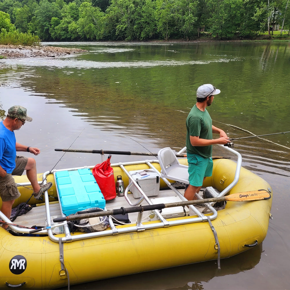 3 Bay Raft Frame Rmr 14' RMR Angler Fishing Frame – Rocky Mountain Rafts