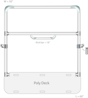 RMR 3-Bay Frame with Poly Deck for Storm